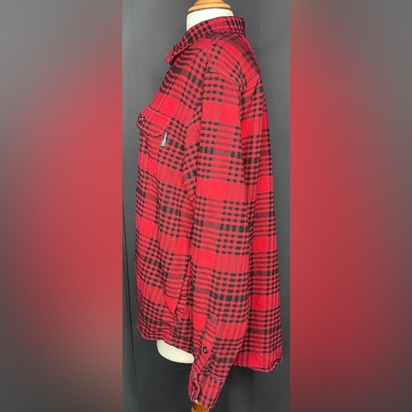 Woolrich Red Plaid 100% Cotton Jacket. - Picture 4 of 14
